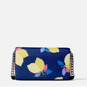 Katespade Cameron Small Flap Crossbody(lemon zest)
